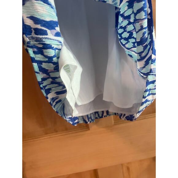 NWT Lilly Pulitzer tank TYNE top serene blue Size Medium adjustable straps - Picture 8 of 8